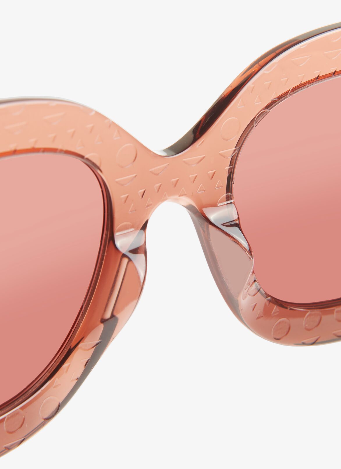 GLASSES LUNETTES NUDE/RED ALAÏA BLUSH-BLUSH-RED  GLASSES LUNETTES NUDE/RED
